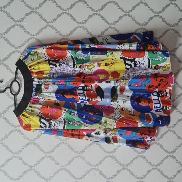 Figure&cartoon print Skirt.